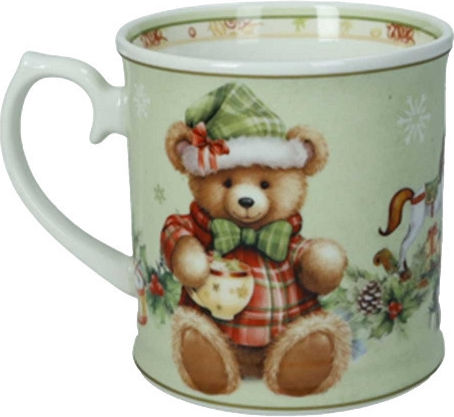 Porcelain Mug 350ml Green Coccole Brandani 80108