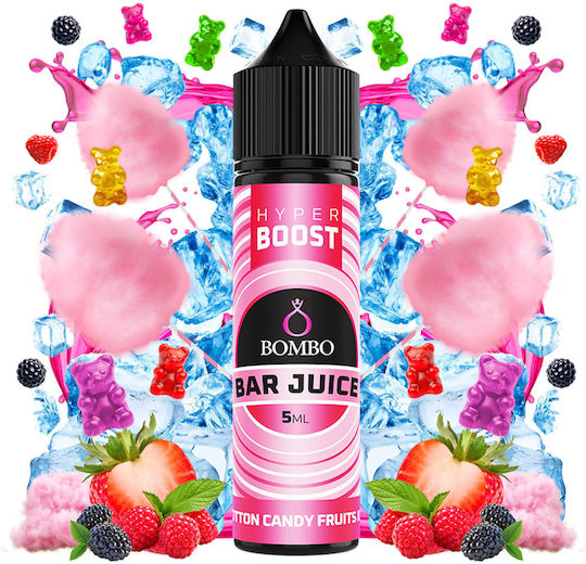 Bombo Cotton Candy Fruits Ice Bar Juice Hyper Boost Flavorshot 5/60ml