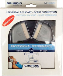 Grundig Καλώδιο Scart male - Scart male 0.75m Μαύρο 66467