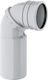 Тръба За Отпадъци За Тоалетна Grohe 90° Завъртащ Се Rapid Sl Универсален За Вградени Казанчета С Оборудвани Рамки За Поддръжка