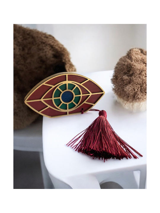 de birou Amulet Ochi Roșu din Lemn 1buc