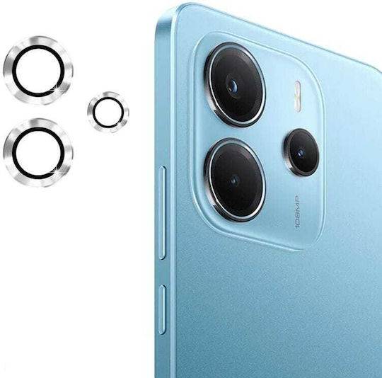 Προστασία Κάμερας Tempered Glass Xiaomi Redmi Note 14 4g Μεταλλικό Ασημί
