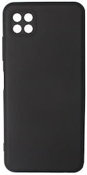 Θήκη Samsung Galaxy A22 5g Silky Soft Touch Silicone Μαύρο Προστασία Κάμερας Θήκη Samsung Galaxy A22 5g Silky Soft Touch Silicone Μαύρο Προστασία Κάμερας