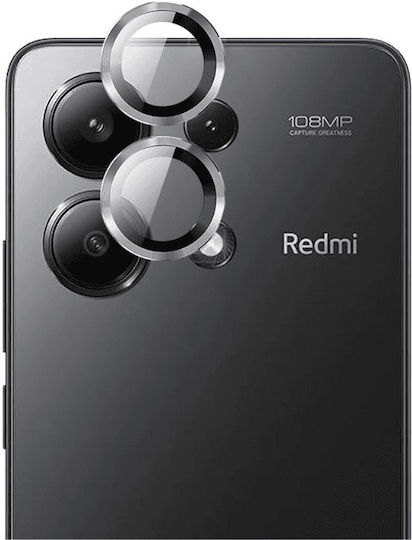 Προστασία Κάμερας Tempered Glass Xiaomi Redmi Note 13 Pro 5g Μεταλλικό Ασημί