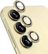 Samsung Galaxy A55 Tempered Glass Camera Protector Metallic Gold