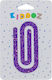 Σελιδοδείκτης Μωβ Γκλίτερ Cosmic Sparkle Bookmark Clip