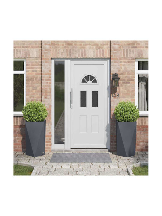 vidaXL Set 2 Töpfe Metall Charcoal