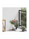 vidaXL Саксия Метал Silver 30x30x30см.