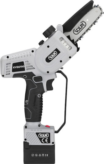 Volpi KVS 5700 Pruning Battery Chainsaw 2x2.5Ah Brushless 21.6V 1.26kg with Blade 13cm
