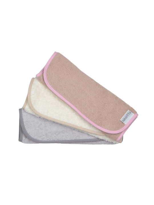 Ninetta Bebe Shoulder Burp Cloth 33x23cm 3 Pieces