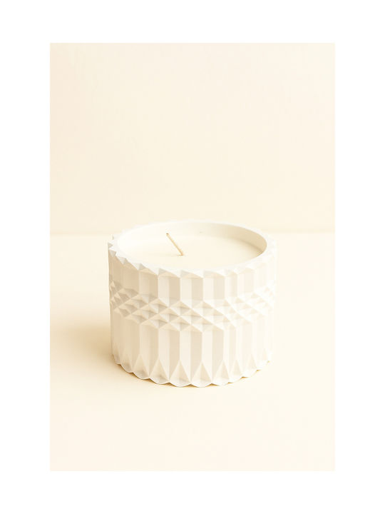 Handmade Aromatic Soy Candle Geometric Jar 9x7cm