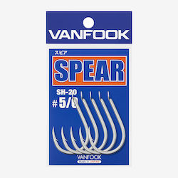 Carlige De Pescuit Vanfook Sh-20 Jigging Japoneze Anticorozive 3/0