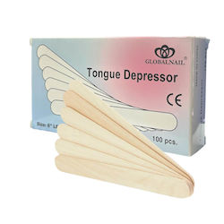 Σπάτουλες Αισθητικής Size 6'' 100pcs Global Nail