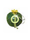 JK Home Decoration Jk Home Décor Pomegranate Flock Ceramic Green 9cm