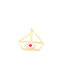 Makwedding de birou Amulet Nava Auriu din Plexiglas 1buc