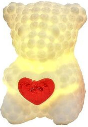 Künstliche Rosen Licht 2 Farben 1 Stück 6,5x5,5cm 12-2026 Weiß