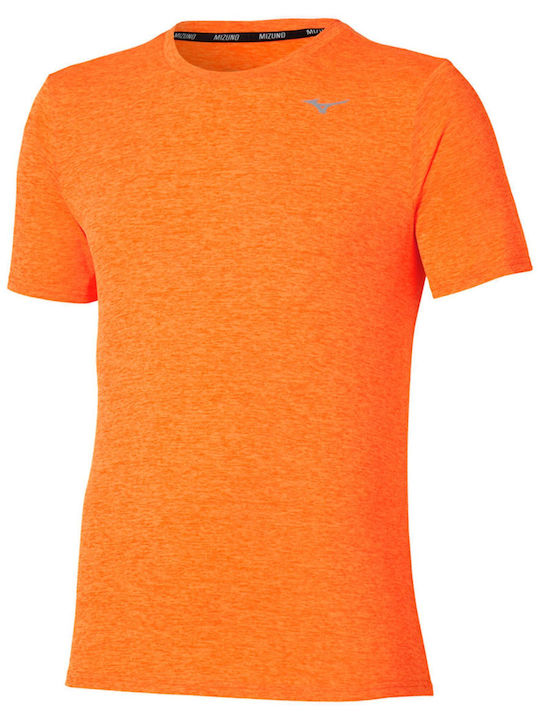 Mizuno Core Impulse Sportliches T-Shirt Tangelo