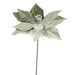 Weihnachtskranz Dekoratives Blume 65cm Edelman Weihnachts-Poinsettie Grüne 1183221 Stoff