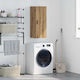 vidaXL Cabinet de baie L34.5xA34xÎ90cm Stejar