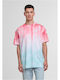 Tricou Mint/red