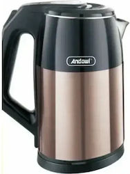 Andowl Q-RS200 2.3lt με Ισχύ 1500W Χρυσός Andowl Q-RS200 2.3lt με Ισχύ 1500W Χρυσός