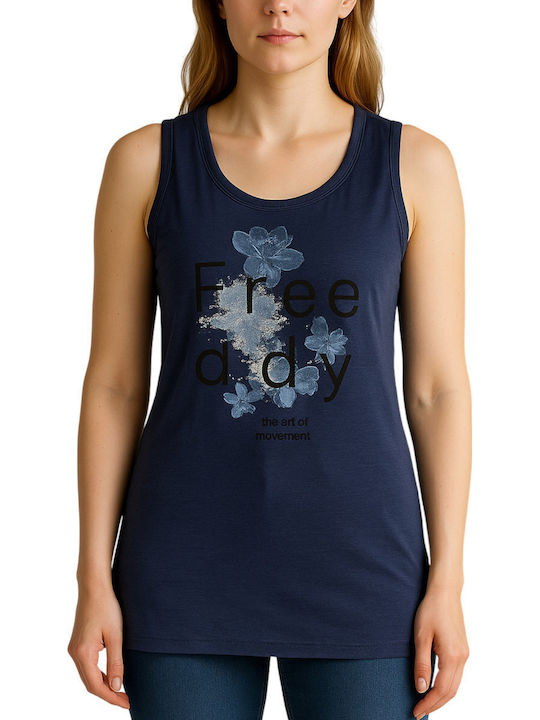 Freddy Damen Bluse Marineblau