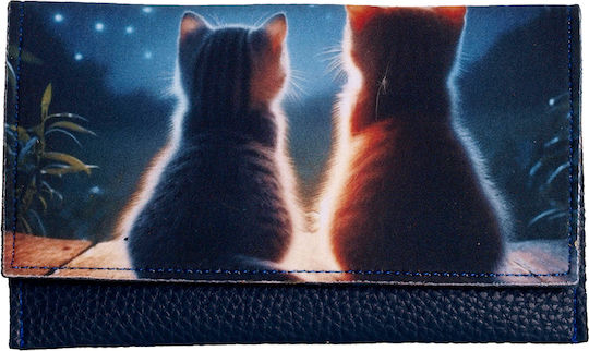 3 Cats Tobacco Pouch With Snap Closure Kittens Tobacco Pouch
