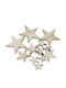 Lianos Wood Christmas Decorative Star 12pcs Brown