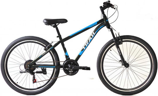 Trail 24" Παιδικό Mountain Bike (2025) Μαύρο-Μπλέ