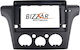 Bizzar DIN Fascia Panels 2 Din Compatible with Screen 9" for Mitsubishi Outlander 2002 2007