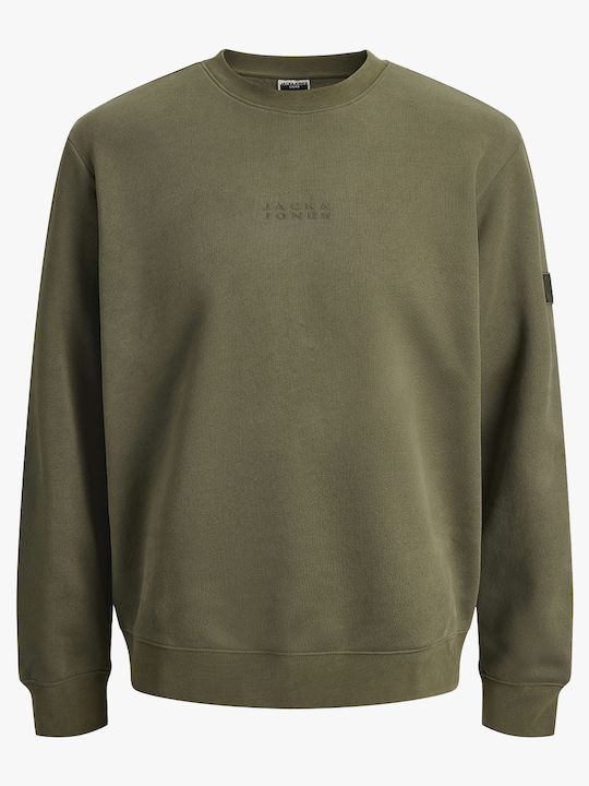 Jack & Jones Sweat Φούτερ Grape Leaf, Jj Khaki
