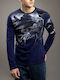 Longsleeve Blouse Dragon Lightning