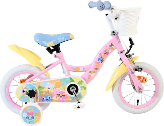 Volare Stitch 12" Παιδικό Ποδήλατo BMX Ροζ