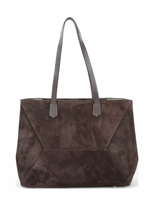 Leather Women's Bag Shoulder Brown
