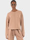 Damen Sweatshirt Light Salmon
