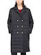 Imbottito Lungă Jachetă de femei Puffer Black