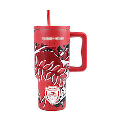 Estia Straw Tumbler XL Save the Aegean 900ml Schattierung