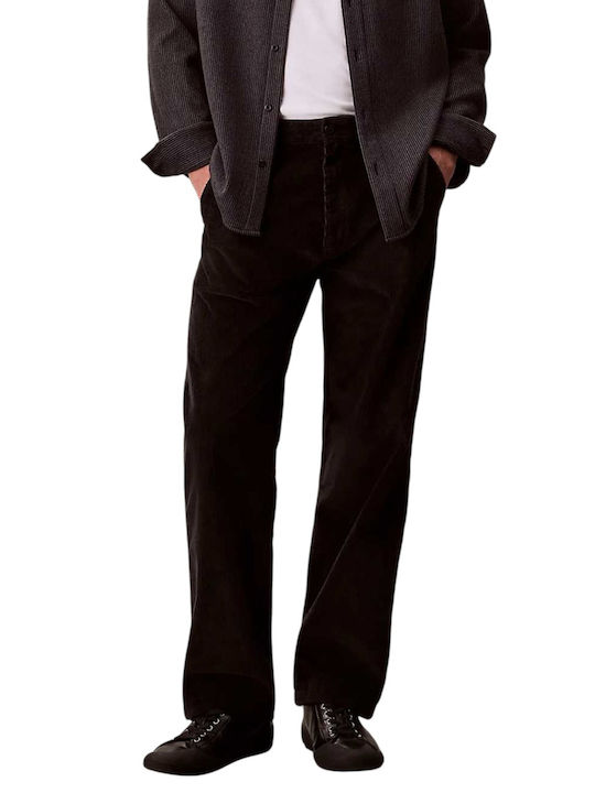Calvin Klein Hose in Geradem Schnitt Black