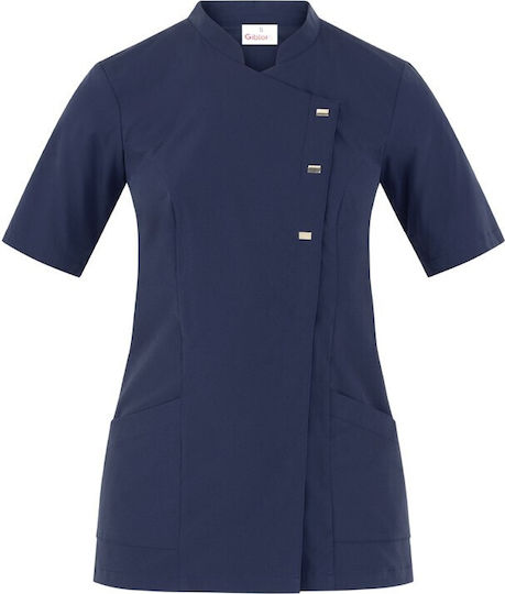 Giblors Γυναικείο Σακάκι Σεφ Greta Slim Fit Σκούρο Μπλε Giblor's Giblor's
