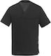 Short Sleeve Black Microfiber Blouse Ego Chef E...