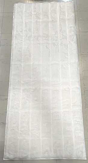 Kalogirou Home Σετ Χαλιά Κρεβατοκάμαρας Μάλλινα Λευκά Rabbit Fur White 3τμχ Kalogirou Home Σετ Χαλιά Κρεβατοκάμαρας Μάλλινα Λευκά Rabbit Fur White 3τμχ