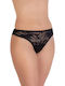 Women's Brazil with Lace Black