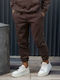 Jogginghose mit Gummizug Brown