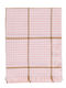 Celestino Women's Checked Scarf Tassels Pink