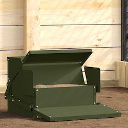 Vidaxl Hranitoare Pentru Pui Cu Pedală Verde Măsliniu 50 X 40 X 29 Cm Vidaxl Hranitoare Pentru Pui Cu Pedală Verde Măsliniu 50 X 40 X 29 Cm