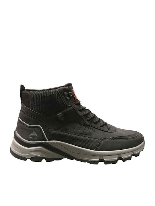 Herren Anatomisch Stiefel Schwarz