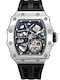 Tsar Bomba Men's Watch 44mm Automatic with Black Rubber Strap