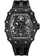 Tsar Bomba Men's Watch 44mm Automatic with Black Rubber Strap