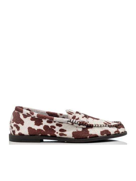 Corina Γυναικεία Loafers σε Μπορντό Χρώμα