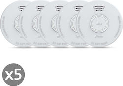 Alecto Sd110 X5 Φωτοηλεκτρικός Ανιχνευτής Καπνού Σειρήνα 85db Ειδοποίηση Χαμηλής Μπαταρίας Συσκευασία 5 Τεμαχίων Alecto Sd110 X5 Φωτοηλεκτρικός Ανιχνευτής Καπνού Σειρήνα 85db Ειδοποίηση Χαμηλής Μπαταρίας Συσκευασία 5 Τεμαχίων